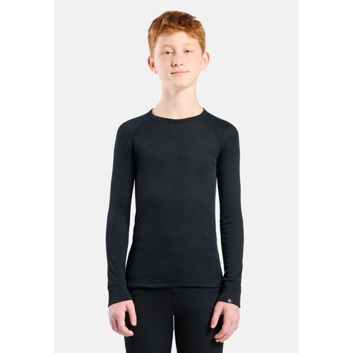 Odlo T-Shirt Technique À Manches Longues Active Warm Pour Enfant Pour Enfant, 80, Black
