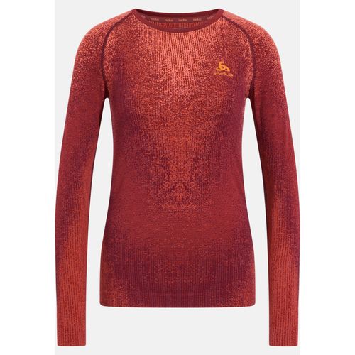 Odlo Sous-Vêtement Technique À Col Rond Pow Blackcomb Pour Femme, L, Rouge