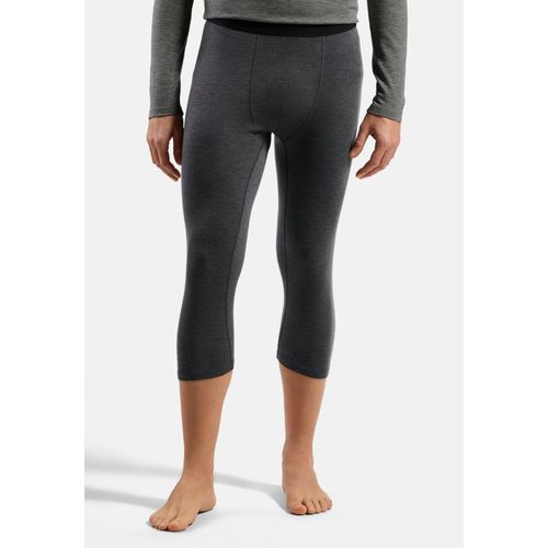 Odlo Collant Trois Quarts Revelstoke Performance Wool Warm Pour Homme, L, Gris