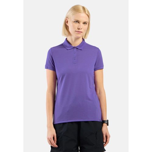 Odlo Polo En Fibres Naturelles Ascent Pour Femme, Xl, Purple