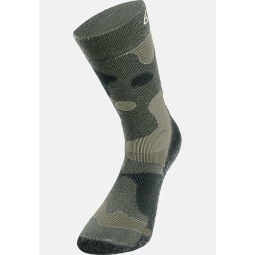 Odlo Chaussettes De Ski Merino Warm De La Collection Adventurer Pour Enfant, 31-33, Green
