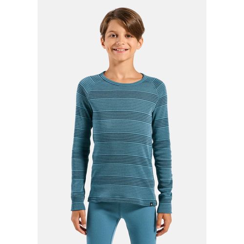 Odlo Ensemble De Sous-Vêtements Techniques Active Warm Pour Enfant Pour Enfant, 80, Blue