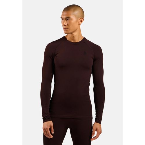 Odlo Haut À Manches Longues Performance Warm Pour Homme, S, Bordeaux