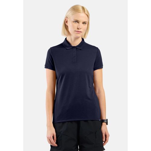 Odlo Polo En Fibres Naturelles Ascent Pour Femme, S, Blue