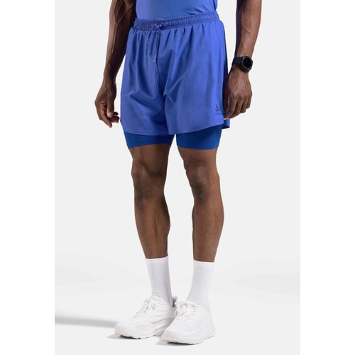 Odlo Short De Running 2 En 1 5 Inch Zeroweight 2.0 Pour Homme, Xxl, Blue