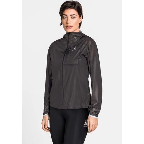 Odlo Veste De Running Imperméable Zeroweight Dual Dry Performance Knit Pour Femme, Xs, Black