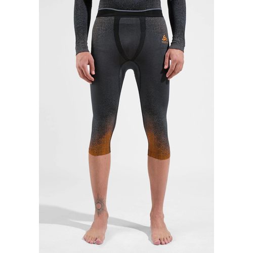 Odlo Collant Technique 3/4 Pow Blackcomb Pour Homme, S, Orange