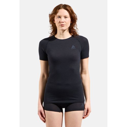 Odlo T-Shirt Technique À Manches Longues Sans Coutures Performance Wool 140 Pour Femme, S, Black