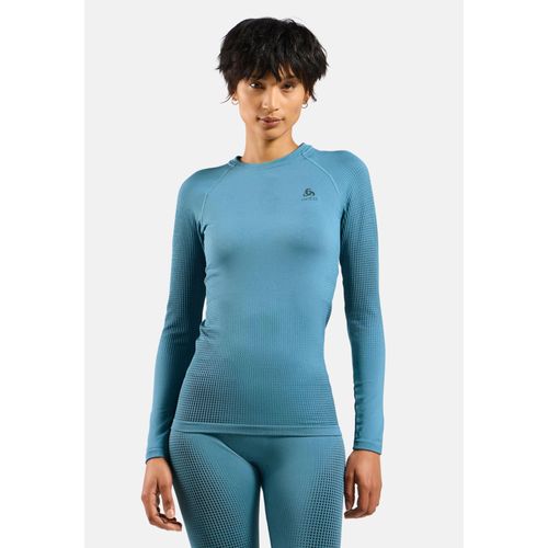 Odlo Haut À Manches Longues Performance Warm Pour Femme, S, Blue