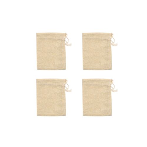 Fackelmann 49110 Sachet Pour Thé, Accessoires Pour Le Thé , Pochette Tissu Cordon , Pochon Tissu , Réutilisable, Coton, 10,4 X 8,2 Cm