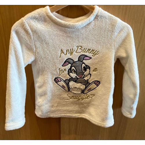 Haut De Pyjama Pull Tout Doux Disney / Primark 7/8 Ans Pan Pan Bambi