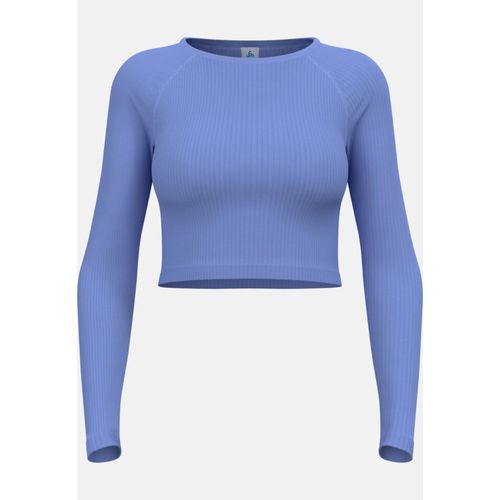 Odlo Haut D¿Entrainement Court À Manches Longues Sans Coutures Active 365 Pour Femme, Xs, Purple