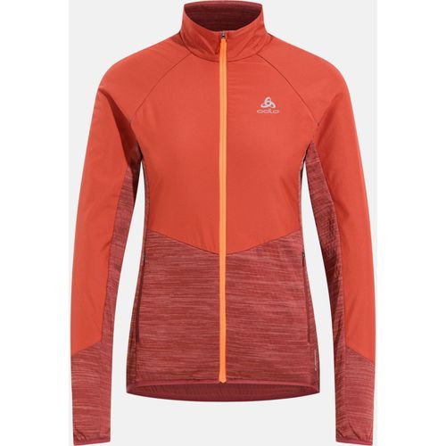 Odlo Veste Hybride Run Easy Warm Pour Femme, L, Rouge