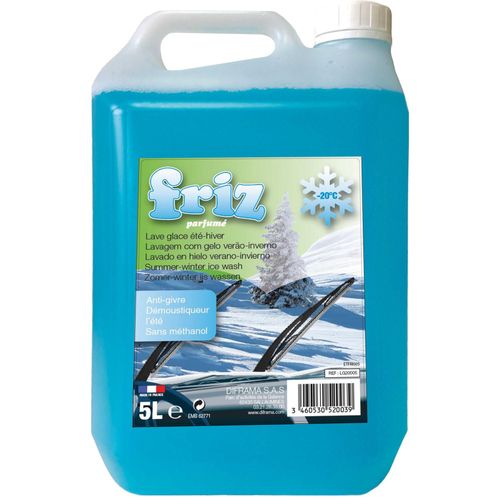 LIQUIDE LAVE-GLACE ÉTÉ/HIVER -20 DEGRÉS SANS METHANOL 5L
