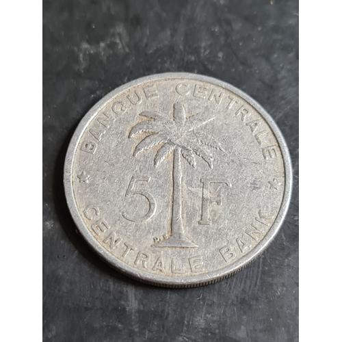 Congo Belge 5 Francs 1958