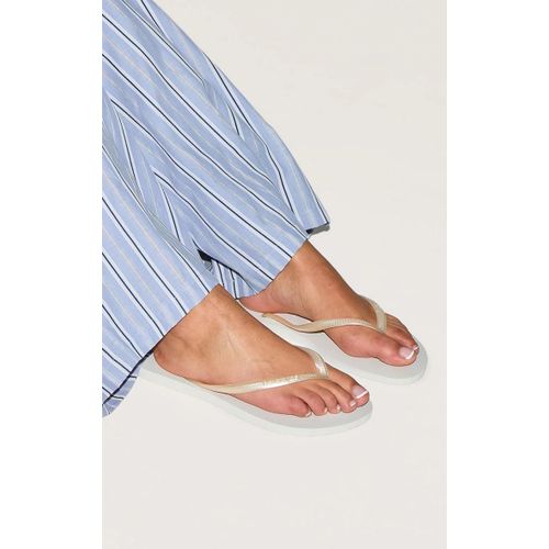 Havaianas Tongs Slim Blanches, Blanc