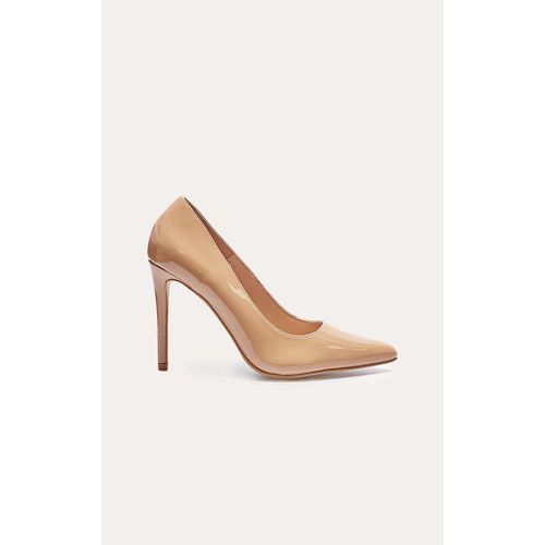 Escarpins En Pu Verni Nude, Nude - 36