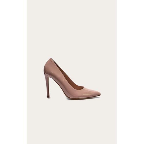 Escarpins Pointure Large En Pu Verni Nude, Nude - 36