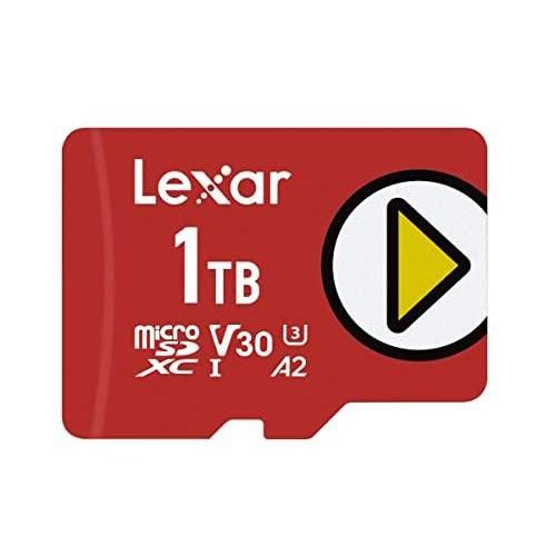 Lexar PLAY - Carte mémoire flash - 1 To - A2 / Video Class V30 / UHS-I U3 / Class10 - microSDXC UHS-I