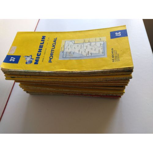 39 Cartes Michelin De 1959 À1991