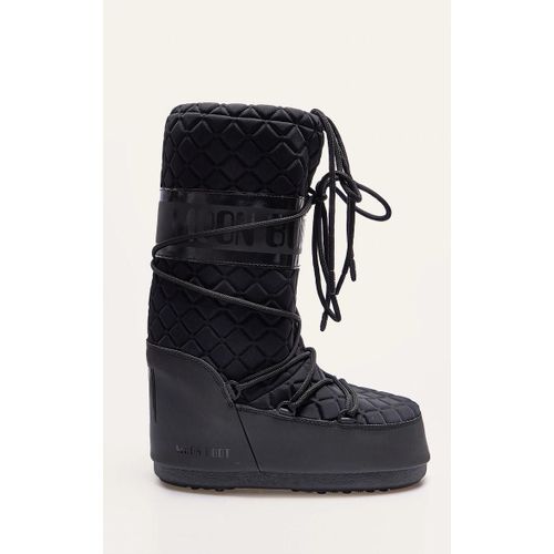 Moon Boot Bottes Icon Quilt Noires, Noir