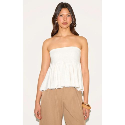 Bustier En Effet Lin Beige, Beige