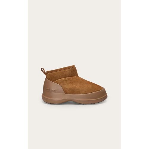 Moon Boot Bottes Basses En Suédine Protecht Marron Luna, Marron - 39