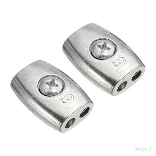 2x serre-câbles composants d'appareils faciles à utiliser avec des clips 6mm