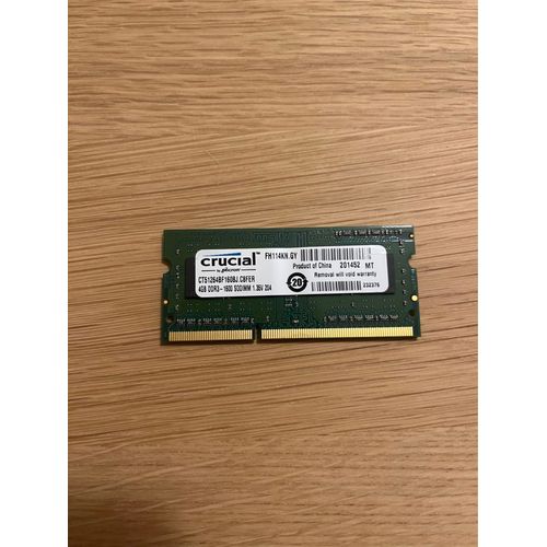 Crucial 4GB DDR3 1600