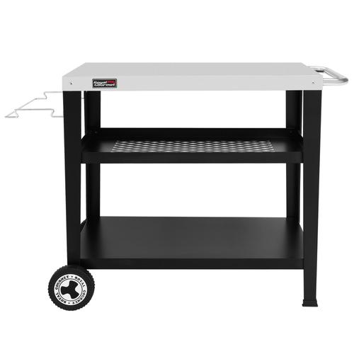 Desserte Pour Plancha Mobile Royal Gourmet - Chariot Barbecue En Acier Inoxydable 85 X 50 Cm