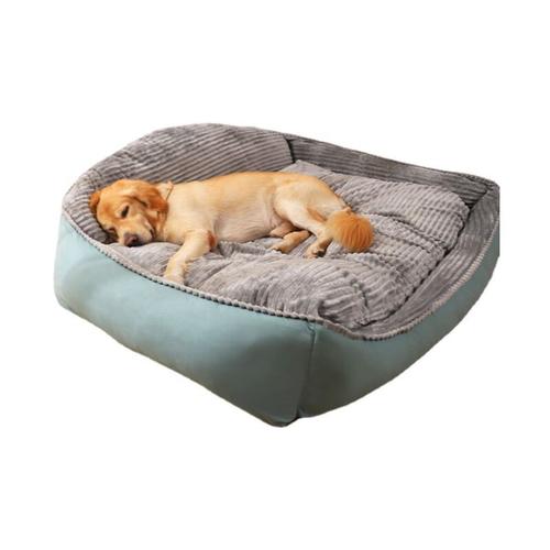 Tapis Pour Animal Domestique Chenil Grand Chien Hiver Chaud Pour Animal Domestique Hiver Canapé À Dossier Haut Tapis Amovible Et Lavable Pour Chien Lit Universel Quatre Saisons Pour Chien, S-60x50x23cm