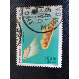 Timbre Madagascar Y T Pa 199 15e Anniversaire De La Révolution Socialiste 1990 (050409 )