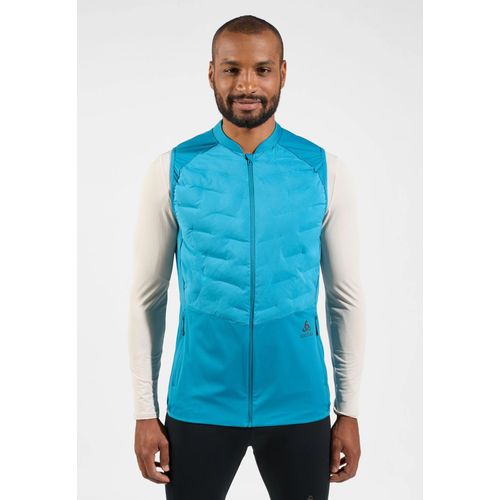 Odlo Gilet De Running Zeroweight Insulator Pour Homme, L, Blue