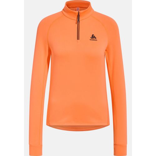 Odlo Pull À Col ¿ Zip Berra Pour Femme, S, Orange