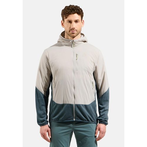 Odlo Veste Hybride Isolante En Laine Ascent Pour Homme, L, Beige