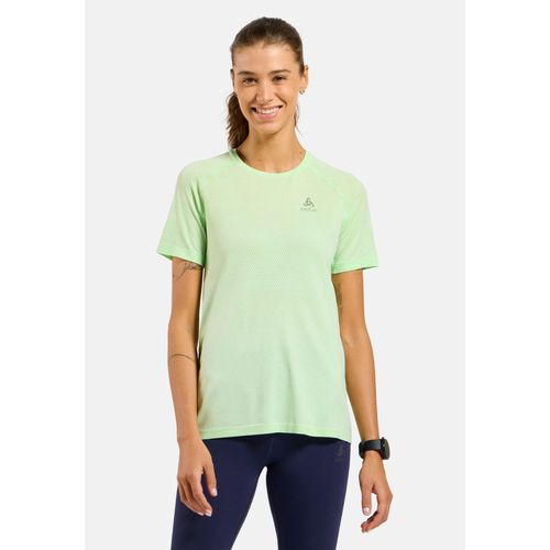 Odlo T-Shirt De Running Sans Coutures Essentials Pour Femme, Xs, Green