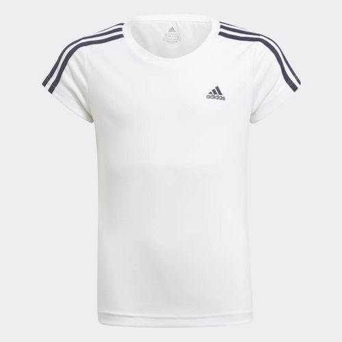 T-Shirt Designed 2move3-Stripes Adidas - White / Legend Ink - 5-6a