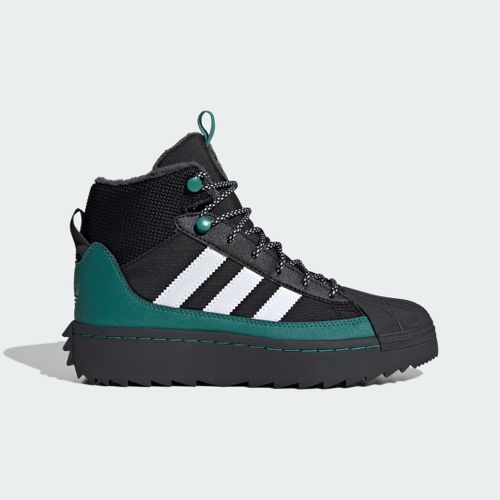 Chaussures Superstar Winter Trek Enfants Adidas Core Black Cloud White Active Green