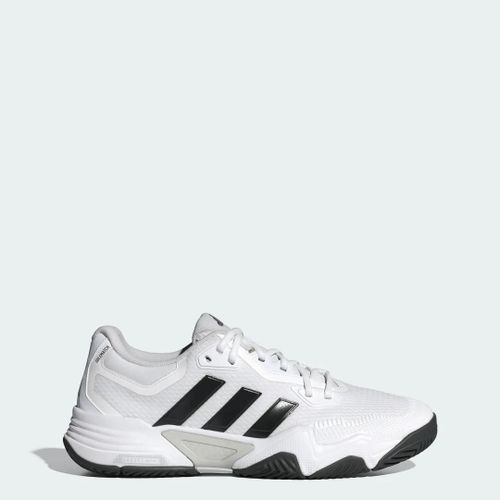 Chaussures De Tennis Solematch Control 2 Adidas Cloud White Black Blue Met. Silver Metallic