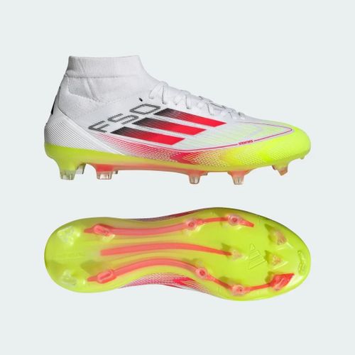 Chaussures Mismontante F50 Pro Terrain Souple Adidas Cloud White Lucid Red Solar Yellow