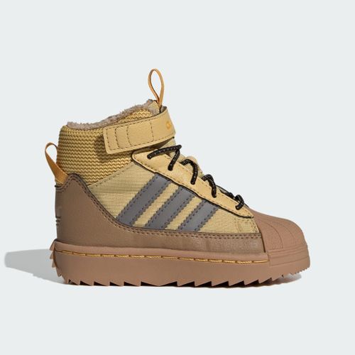 Chaussures Superstar Winter Trek Enfants Adidas Oat Charcoal Core Black