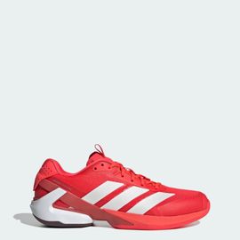 Chaussure De Tennis Adizero Ubersonic 5 Adidas - Lucid Red / Zero Metalic / Aurora Ruby - 44