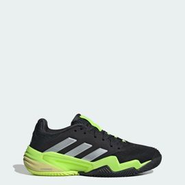 Chaussure De Tennis Terre Battue Barricade 13 Adidas - Core Black / Zero Metalic / Lucid Lemon - 44