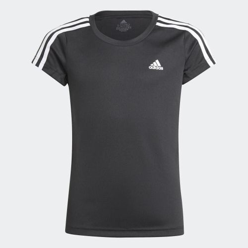 T-Shirt Designed 2move3-Stripes Adidas - Black / White - 5-6a