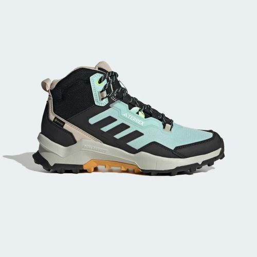 Chaussures De Randonnée Terrex Ax4 Mid Gorestex Adidas Semi Flash Aqua Core Black Preloved Yellow