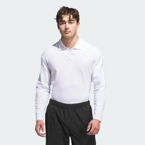 Polo Beyond Long Sleeve Loose Fit Adidas - White - Xs