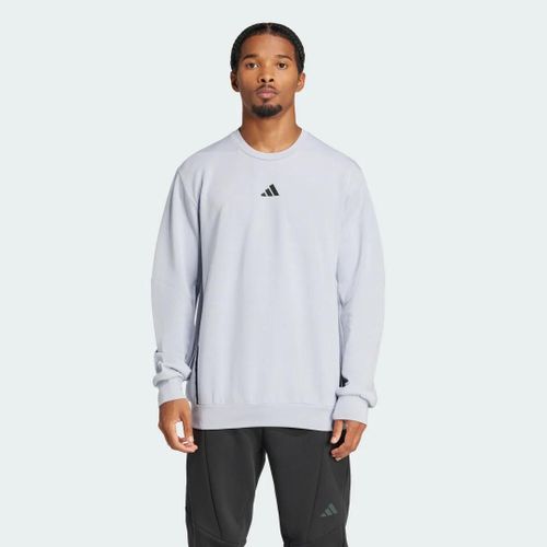 Sweat-Shirt Ras-Du-Cou Designed For Training Adidas - Halo Silver - Xs