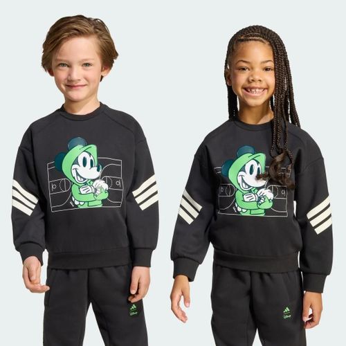 Sweatshirt Disney Mickey Mouse Enfants Adidas - Black / Off White / Lime Burst - 6-7a