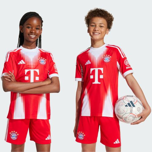 Maillot Domicile Fc Bayern Munich 25/26 Enfants Adidas - Red - 13-14a