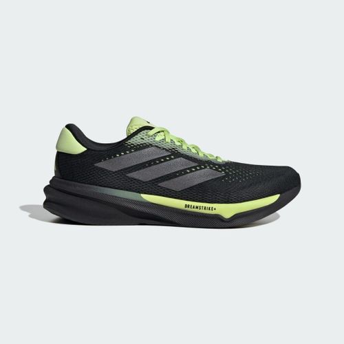 Chaussures De Running Supernova Stride 2 Adidas Core Black Iron Metallic Pulse Lime